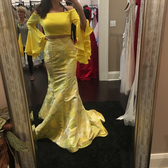 Jovani Two Piece Dress - Picture 3 of 4